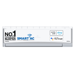 Panasonic 7 in 1 Convertible 2.2 Ton 4 Star Inverter Split Smart AC with Amazon Alexa and Google Assistant Support (2023 Model, Copper Condenser, CS/CU-QU26ZKYF)