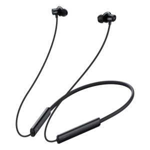 realme Buds Wireless 3 RMA 2119 Neckband with Active Noise Cancellation (IP55 Water Resistant, Google Fast Pairing, Pure Black)