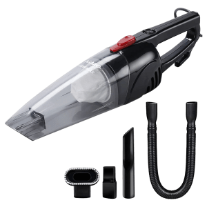 AGARO Regal 800W Car Vacuum Cleaner with Multipurpose Cleaning Brush (Durable ABS & Compact Body, Black)