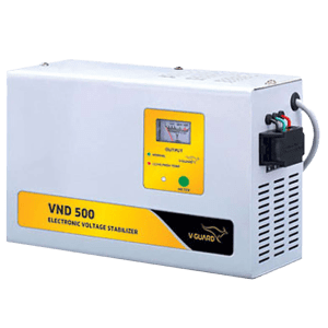 V-GUARD 15 Amps Voltage Stabilizer For 2 Ton Air Conditioner (150 - 285 V, Latest IC Technology, VND 500, Grey)