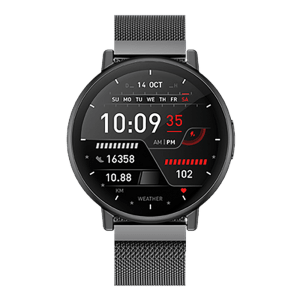 FIRE-BOLTT Destiny Smartwatch with Bluetooth Calling (35.3mm TFT HD Display, IP67 Water Resistant, Black Strap)