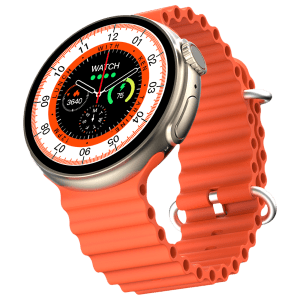 FIRE-BOLTT Cyclone Smartwatch with Bluetooth Calling (40.6mm TFT Display, IP68 Water Resistant, Orange Strap)