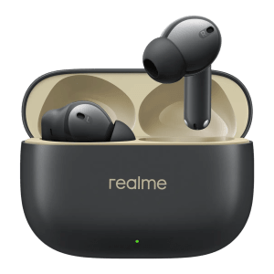 realme Buds T300 TWS Earbuds with Active Noise Cancellation (IP55 Water Resistant, 40 Hours Playback, Stylish Black)