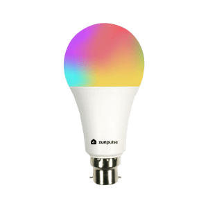 zunpulse 10 Watts Electric Powered LED Bulb (Voice Control with 8 Preset and 3 Lighting Modes, b22, White)