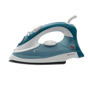 BAJAJ MX3 Neo 1250 Watts 180ml Steam Iron (Swivel Cord, 440508, Blue & White)