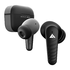 BOULT AUDIO Rito TWS Earbuds with Environmental Noise Cancellation (IPX5 Water Resistant, Fast Charging, Black)