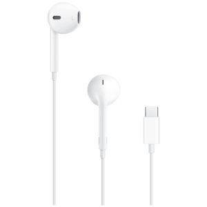 Apple EarPods Wired Earphones with Mic (USB-C Connector, In Ear, White)