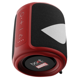 boAt Stone 350 Deadpool Edition 10W Portable Bluetooth Speaker (IPX7 Water Resistant, 12 Hours Playback, Assassin Red)