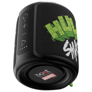 boAt Stone 350 Hulk Edition 10W Portable Bluetooth Speaker (IPX7 Water Resistant, 12 Hours Playback, Green Fury)