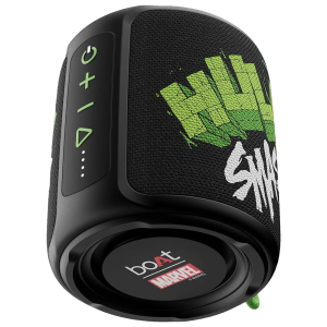 boAt Stone 352 Hulk Edition 10W Portable Bluetooth Speaker (IPX7 Water Resistant, Stereo Sound, Green Fury)