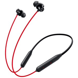 OnePlus Bullets Z2 Neckband with AI Noise Cancellation (IP55 Water Resistant, Upto 30 Hours Playback, Acoustic Red)