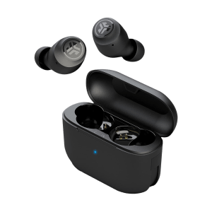 JLAB Go Air Pop IEUEBGAIRPOPRBLK12 TWS Earbuds (IPX4 Sweat & Water Resistant, 32 Hours Playback, Black)