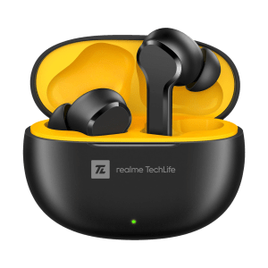 realme Techlife T100 Earbuds with AI Environment Noise Cancellation (IPX5 Water Resistant, Google Fast Pair, Black)