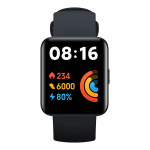 Redmi Watch 2 Lite Smartwatch with Activity Tracker (39.4mm TFT Display, 5 ATM Water Resistant, Black Strap)