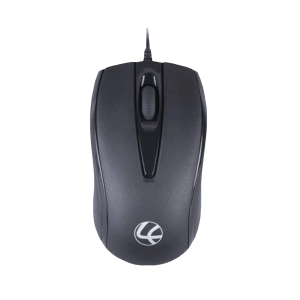 LAPCARE L-70 Plus Wired Optical Mouse (1200 DPI, Ambidextrous Design, Black)