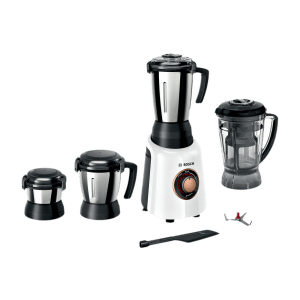 BOSCH TrueMixx 750 Watt 4 Jars Mixer Grinder (22000 RPM, HiFlux Motor, White)