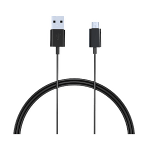 Croma Type A to Micro USB 3.9 Feet (1.2M) Cable (Sync and Charge, Black)