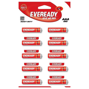 EVEREADY 1012 Carbon Zinc AAA Battery (Pack of 10)