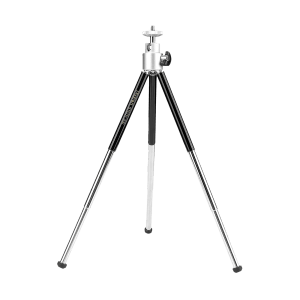 Photron Stedy 200 26.5cm Adjustable Mini Tripod for Mobile and Camera (360 Degree Rotatable, Black)