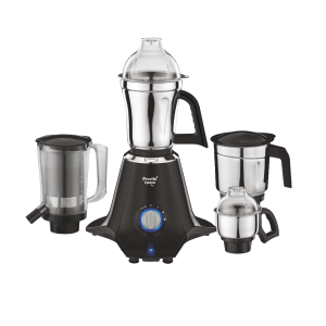 Preethi Taurus Plus 1000 Watt 4 Jars Juicer Mixer Grinder (19000 RPM, 3D Cooling System, Black)