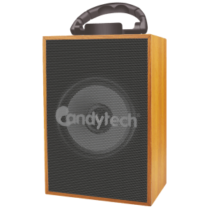 Candytech Beatbox 5W Portable Bluetooth Speaker (6 To 8 Hours of Playtime, Wooden Black)