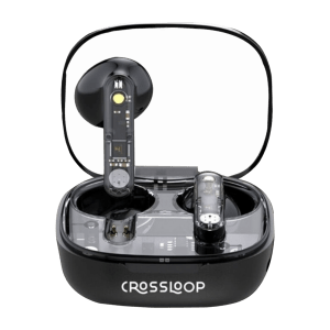 CROSSLOOP Gen 321 TWS Earbuds (10mm Driver, Black)