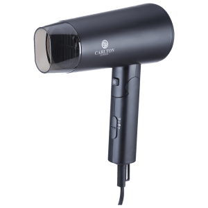 Carlton London Hair Dryer with 2 Heat Settings & Cool Shot (Overheat Protection, Black)