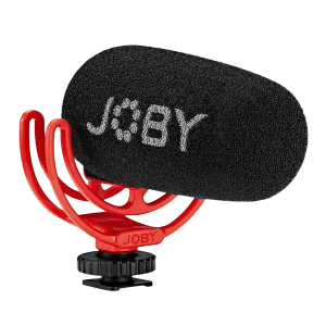 JOBY Wavo 3.5 Jack Wired Microphone with Wide Frequency Response Range (Black & Red)