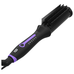 Bblunt Pro Hair Straightening Brush with Ionic Technology (Black & Purple)