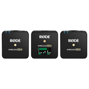 RODE Wireless Go II Dual Type C & 3.5 Jack Wireless Microphone with Patent Pending Technology (Black)