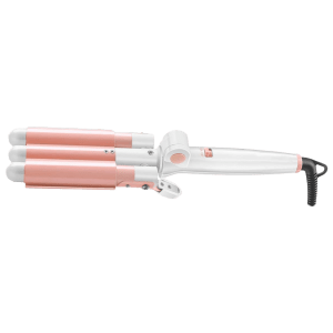 Groomiist Professional Series 3 Hair Styler with LCD Display (Folding Lock Button, Pink)