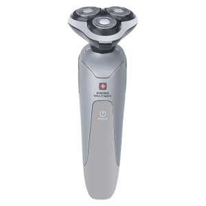 SWISS MILITARY SHV-61 Cordless Shaver for Face for Men (120min Runtime, IPX6 Waterproof, Grey)