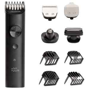 Xiaomi Pro 8-in-1 Rechargeable Corded & Cordless Grooming Kit for Body, Nose, Beard & Moustache for Men (90min Runtime, IPX7 Waterproof, Black)