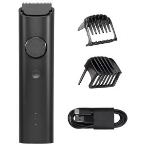 Xiaomi 2C Rechargeable Cordless Dry Trimmer for Beard & Moustache with 40 Length Settings for Men (90min Runtime, Quick & Versatile Charge, Black)