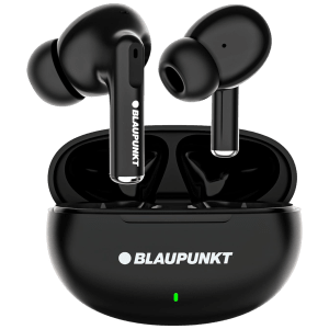 BLAUPUNKT BTW09 AIR TWS Earbuds (Gaming Mode, Turbovolt Charging, Black)