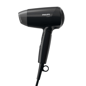 PHILIPS EssentialCare Hair Dryer with 3 Heat Settings & Cool Air Function (Thermo Protect Technology, Black)