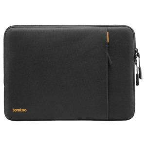 tomtoc A13D3D1 Recycled Plastics Laptop Sleeve for 14 Inch Laptop (Water Resistant, Black)