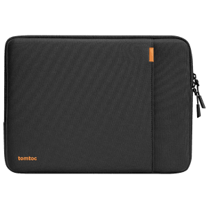 tomtoc Defender A13 Recycled Fabric Laptop Sleeve for 14 Inch Laptop (Military Grade Protection, Black)