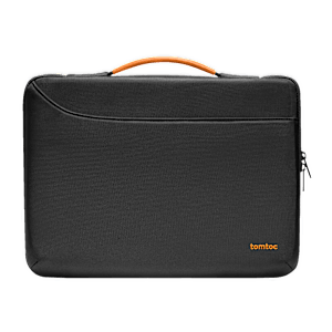 tomtoc Defender A22 Recycled Polyester Laptop Sleeve for 16 Inch Laptop (Secure Belt, Black)