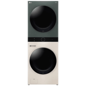 LG WashTower 13 kg/10 kg Fully Automatic Front Load Washer Dryer Combo (AI Direct Drive, FWT1310BG.ABGQEIL, Green and Beige)