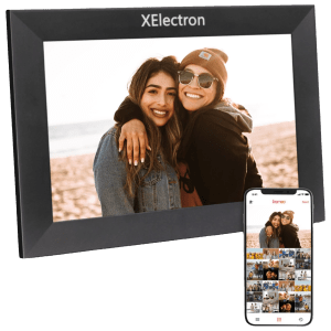 XElectron 25.65cm (10.1 Inches) Digital Photo Frame (Auto Orientation, DPF1004CL, Black)