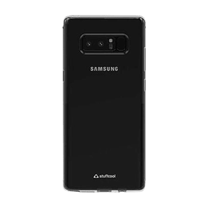 stuffcool Pure Soft Silicon Rubber Back Cover for SAMSUNG Galaxy Note 8 (Scratch Proof, Transparent)