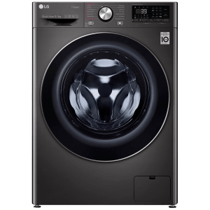 LG 9/5 kg 5 Star Fully Automatic Front Load Washer Dryer(FHD0905STB.ABLQEIL, In-built Heater, Black)