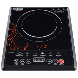 USHA 3616 D 1600W Single Induction Cooktop with 5 Cooking Modes