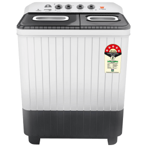 White Westinghouse 8 kg 5 Star Semi Automatic Washing Machine with 5 Wing Pulsator (CSW8000, White and Grey)