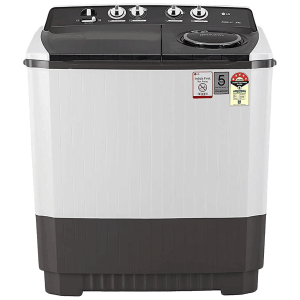 LG 9 kg 5 Star Semi Automatic Washing Machine with Lint Filter (P9041SGAZ.ADGQEIL, Grey)