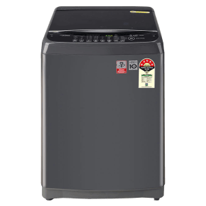 LG 10 kg 5 Star Inverter Fully Automatic Top Load Washing Machine (T10SJMB1Z.ABMQEIL, Smart Inverter Technology, Middle Black)