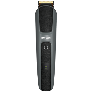 HAVELLS BT8700 Rechargeable Cordless Wet and Dry Trimmer for Beard for Men (IPX7 120mins Runtime, Titanium Blades, Grey)