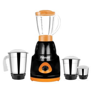 Fabiano FAB-MG-SMART 750 Watt 4 Jars Mixer Grinder (Locking System, Black and Orange)