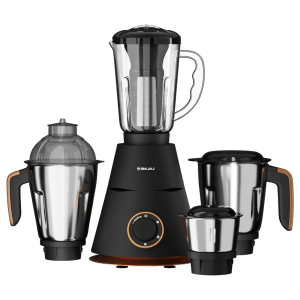 BAJAJ Ninja Virtue 750 Watt 4 Jars Mixer Grinder (20000 RPM, Overload Protection, Black)